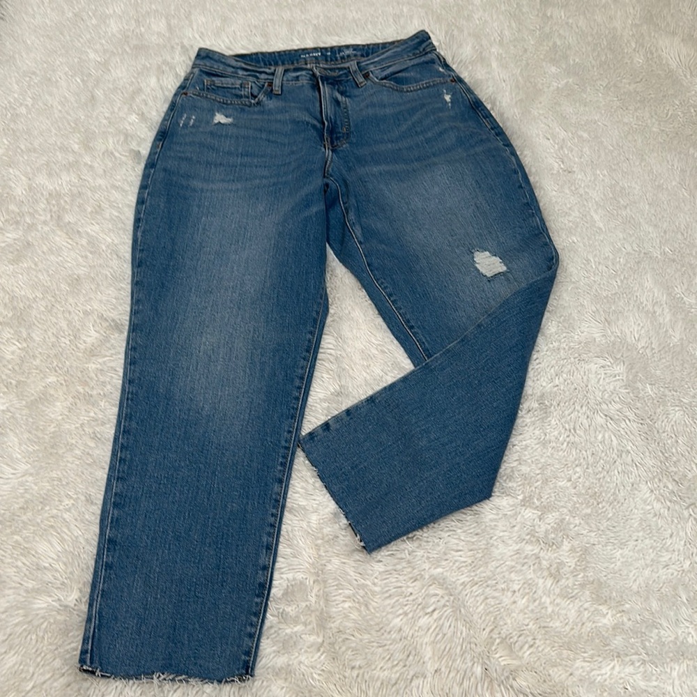 🧣 Old Navy High-Rise Curvy OG Straight Leg Jeans